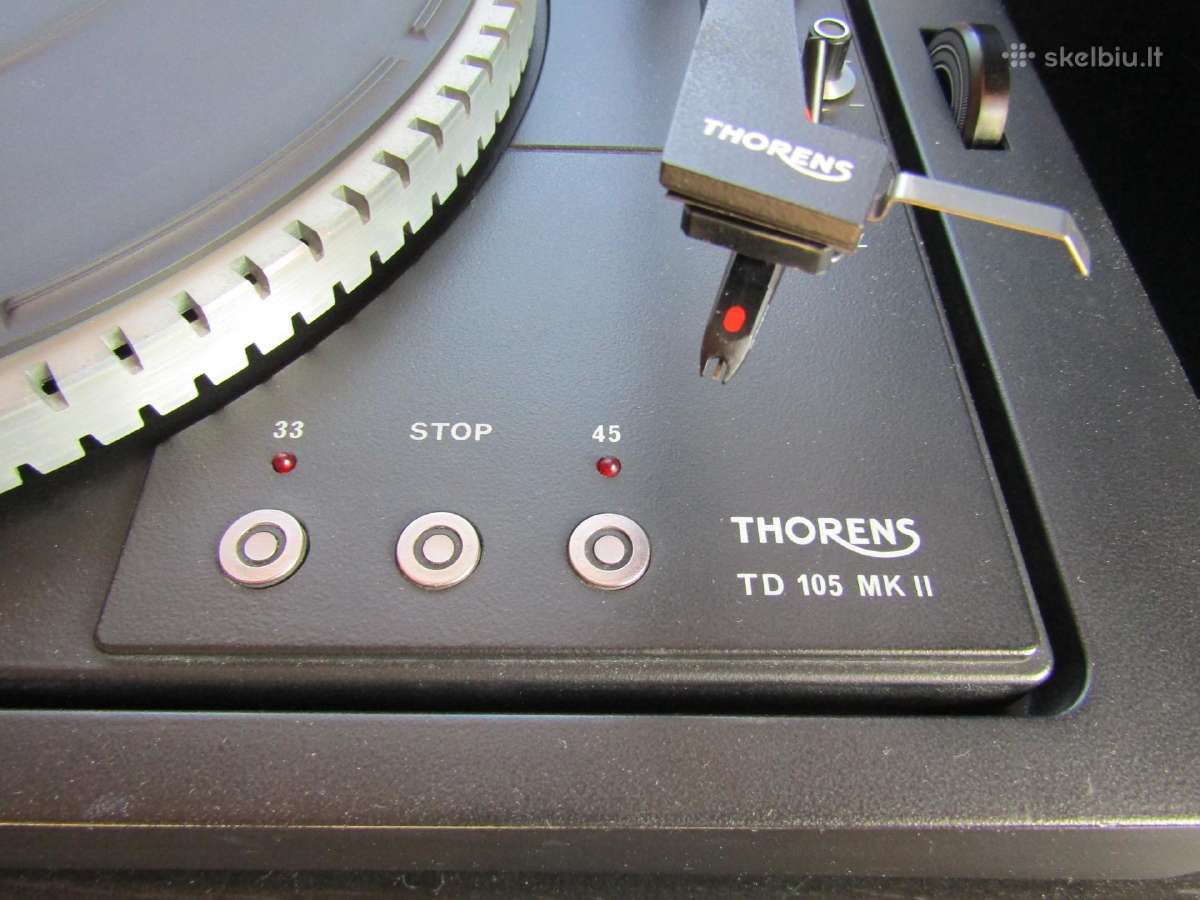Thorens Td 105 Mk2 , Rega Phono Mm - nuotraukos Nr. 2