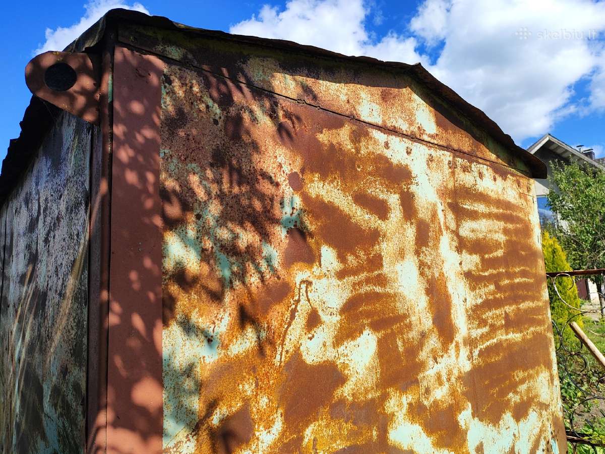 Metalinis statybų vagonėlis 2x3m - nuotraukos Nr. 3