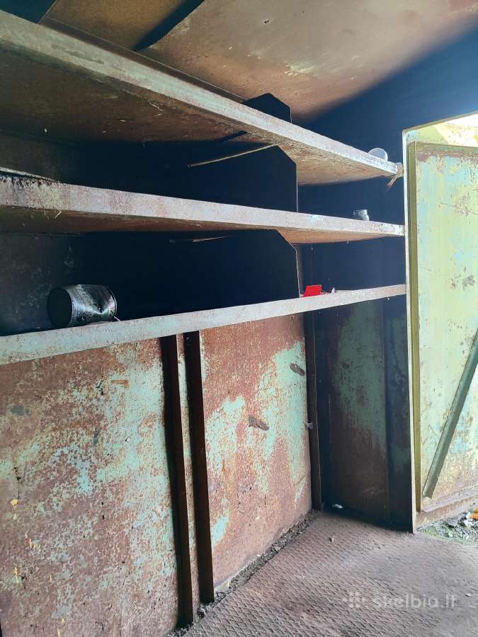 Metalinis statybų vagonėlis 2x3m - nuotraukos Nr. 4