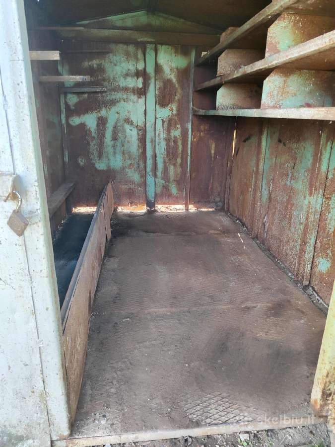 Metalinis statybų vagonėlis 2x3m - nuotraukos Nr. 10