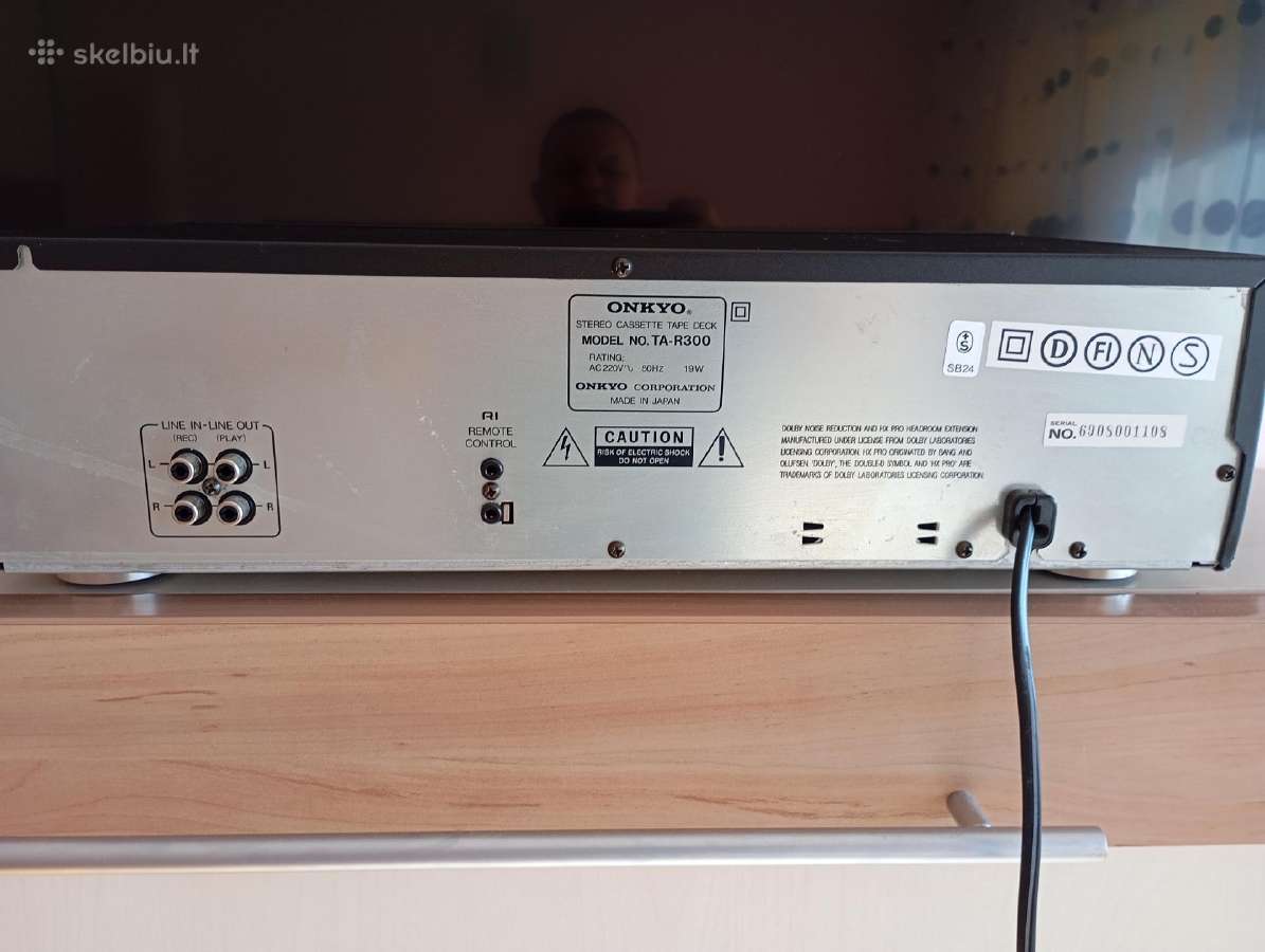 Onkyo ta-r300 (reversinė) - nuotraukos Nr. 5