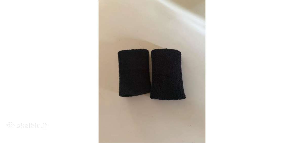 Nike riešo raiščiai (sweatbands), pora, juodi - nuotraukos Nr. 2