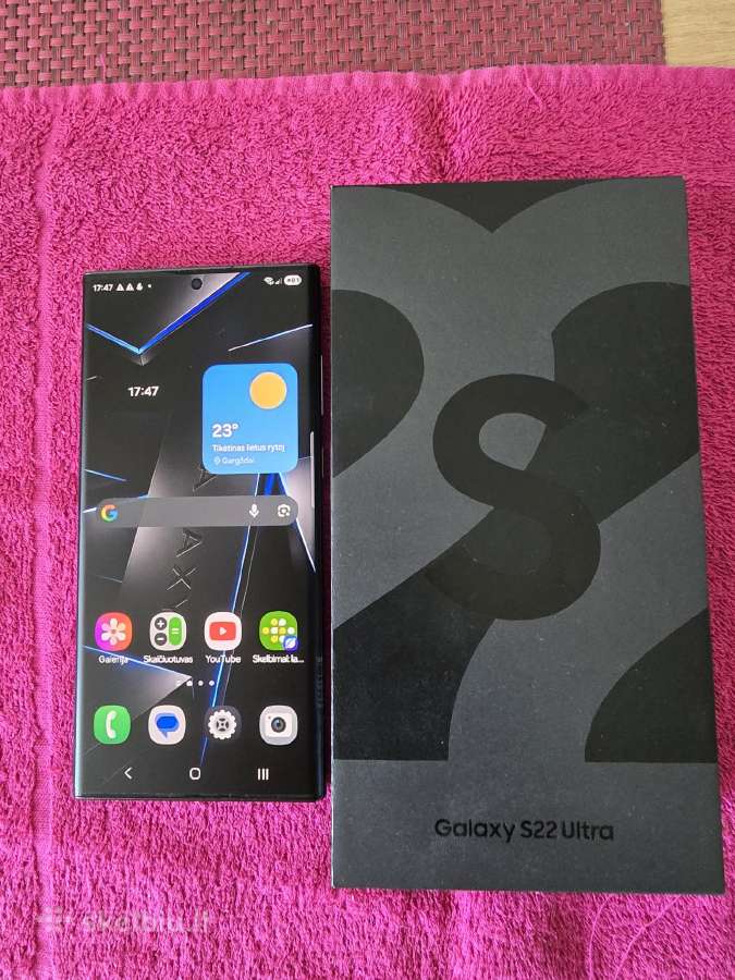 Parduodu samsung galahy s22ultra telefoną - nuotraukos Nr. 3
