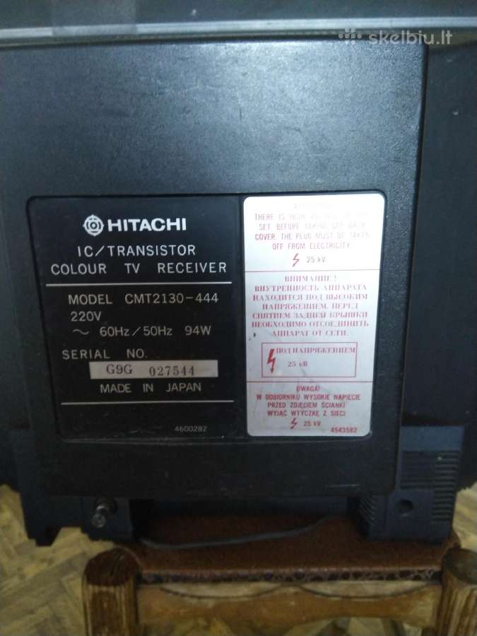 Televizorius Hitachi Cmt2130-444 - nuotraukos Nr. 4