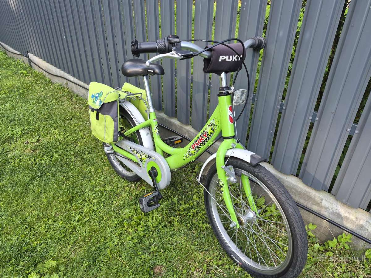 Vaikiškas dviratis puky su tašem 3 bėgiu18 ratų - nuotraukos Nr. 3
