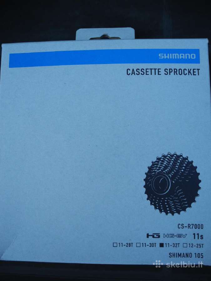 Kasetė Shimano 105, x11 žv., 11-32t, Cs-r7000 - nuotraukos Nr. 2