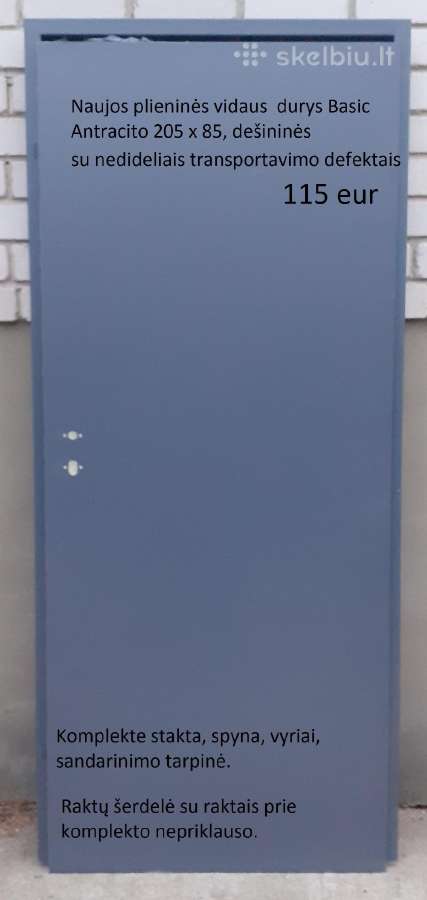 Lauko durys Domoletti Grande,kairė,205x86x13,1 - nuotraukos Nr. 14