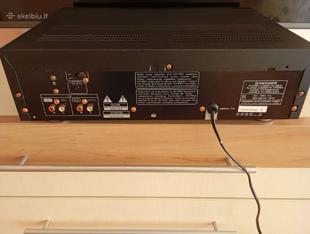 Pioneer ct-656 mark2 (3head) - nuotraukos Nr. 6
