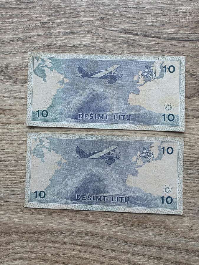1993 metų 10 litų - nuotraukos Nr. 2