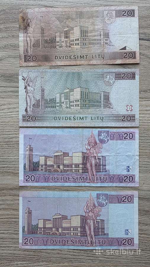 1993 1997 2001 2007 20 litų komplektas - nuotraukos Nr. 2