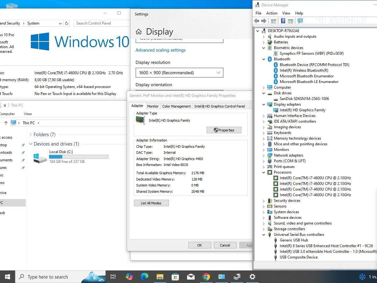 Hp Folio 1040 G1 i7 8gb RAM SSD - nuotraukos Nr. 6