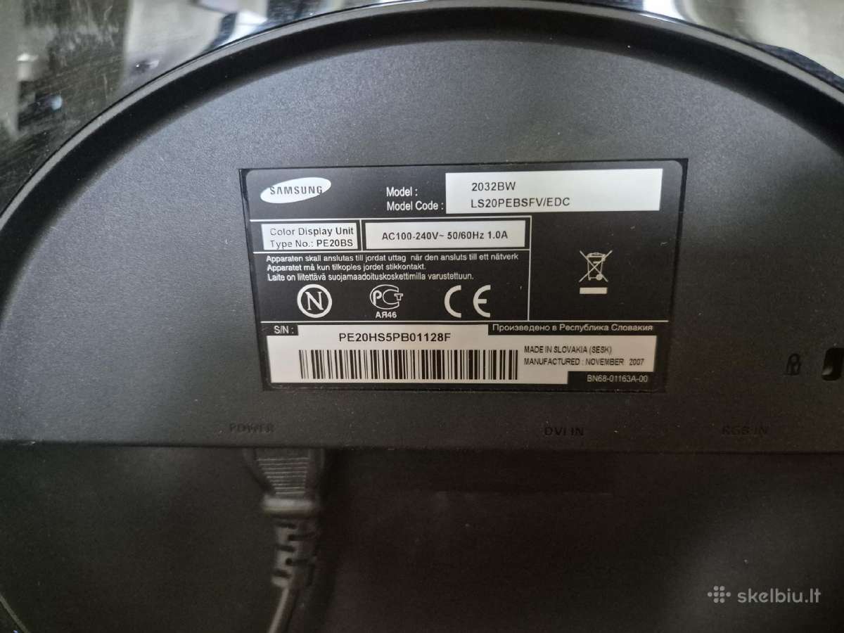 Samsung monitorius - nuotraukos Nr. 2
