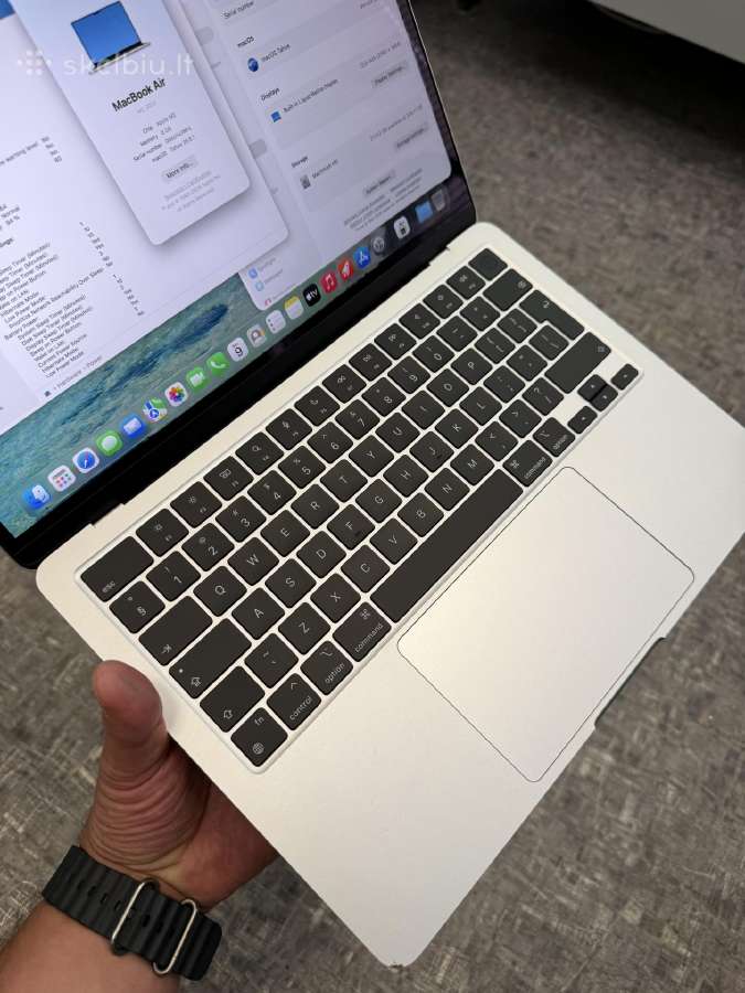 MacBook Air M2 (2022) M2 8gb / 256gb / 94% - nuotraukos Nr. 2