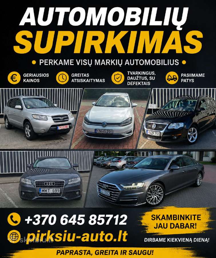 Automobilių supirkimas - nuotraukos Nr. 2