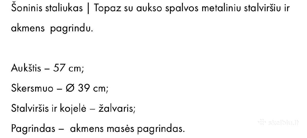 Kavos/šoninis staliukas - nuotraukos Nr. 7