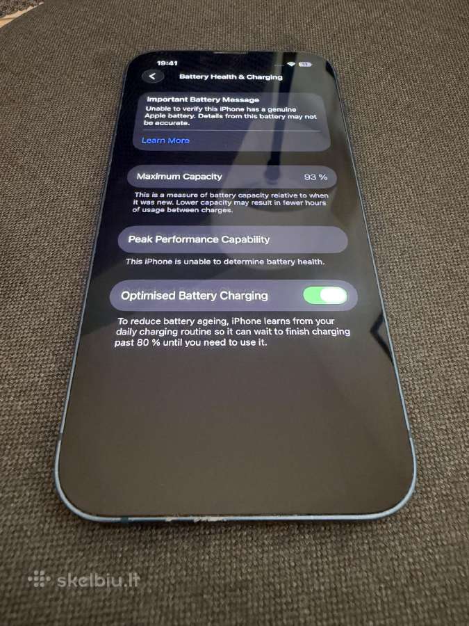 iPhone 13, 128gb, 93% - nuotraukos Nr. 3