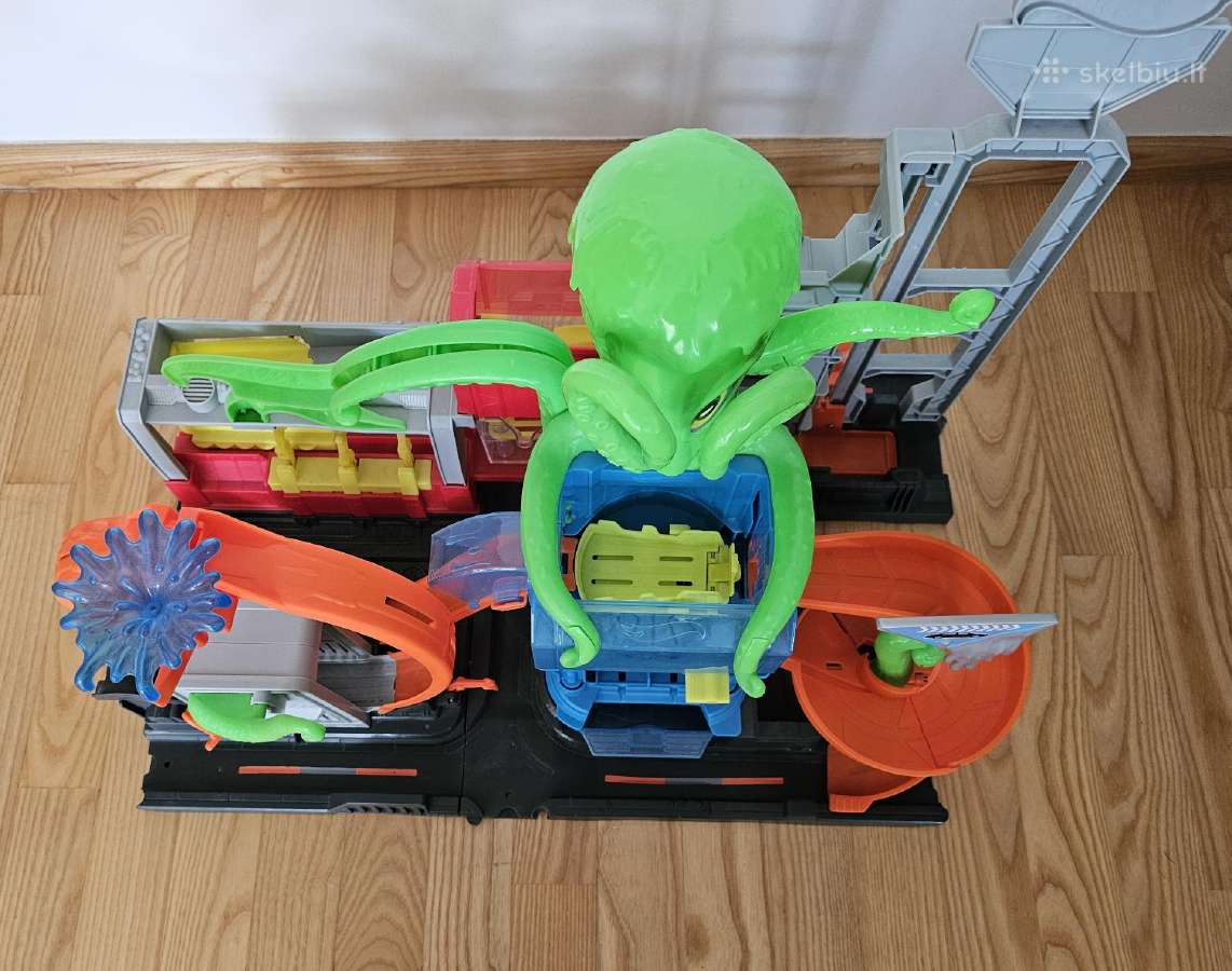 Parduodamas Hot Wheels City Octo car wash playset - nuotraukos Nr. 2