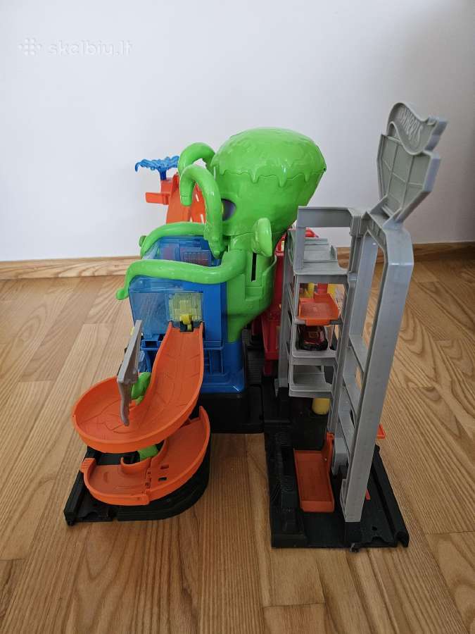Parduodamas Hot Wheels City Octo car wash playset - nuotraukos Nr. 3