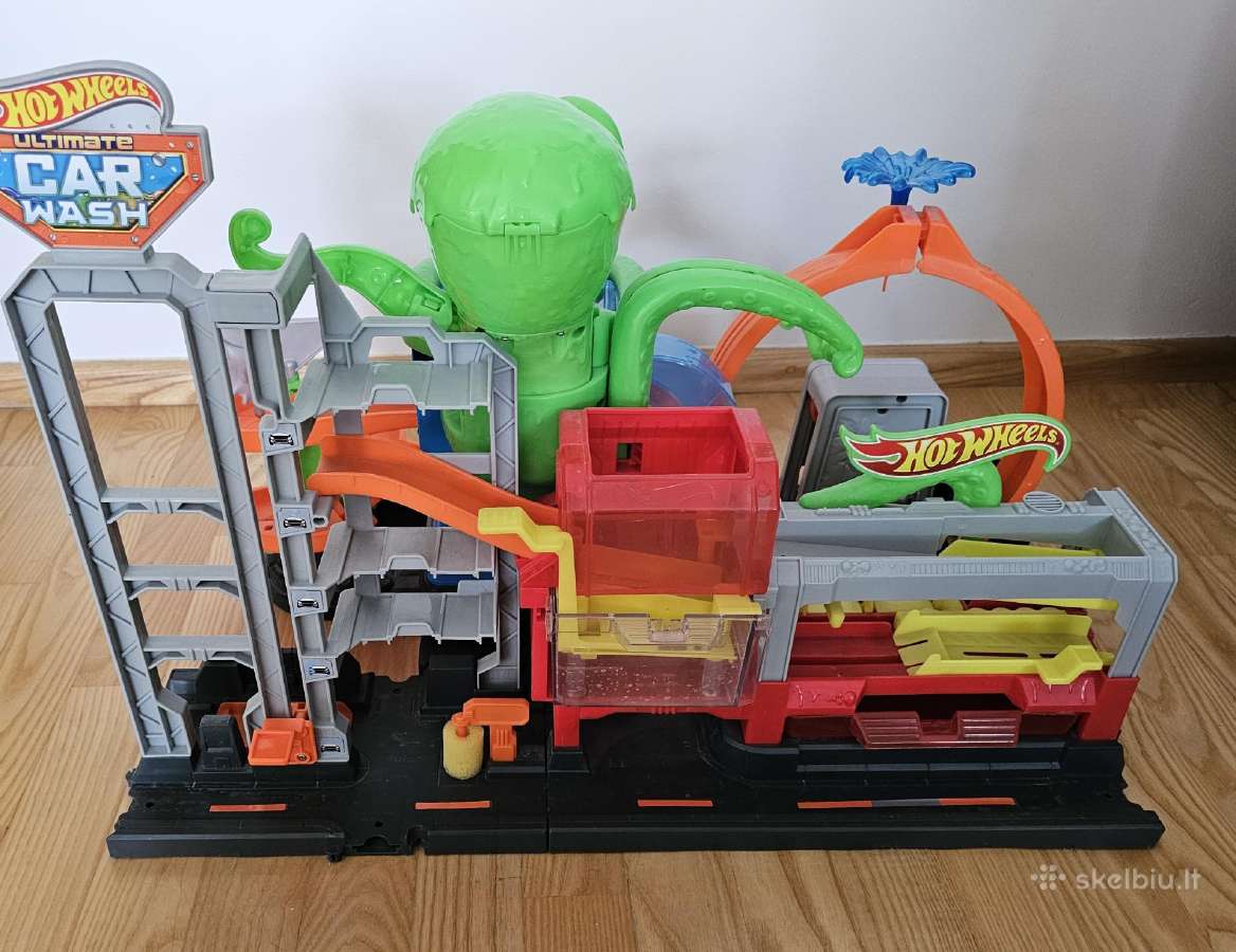 Parduodamas Hot Wheels City Octo car wash playset - nuotraukos Nr. 4
