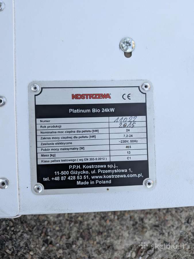 Granulių degiklis 24kw Kostrzewa - nuotraukos Nr. 2