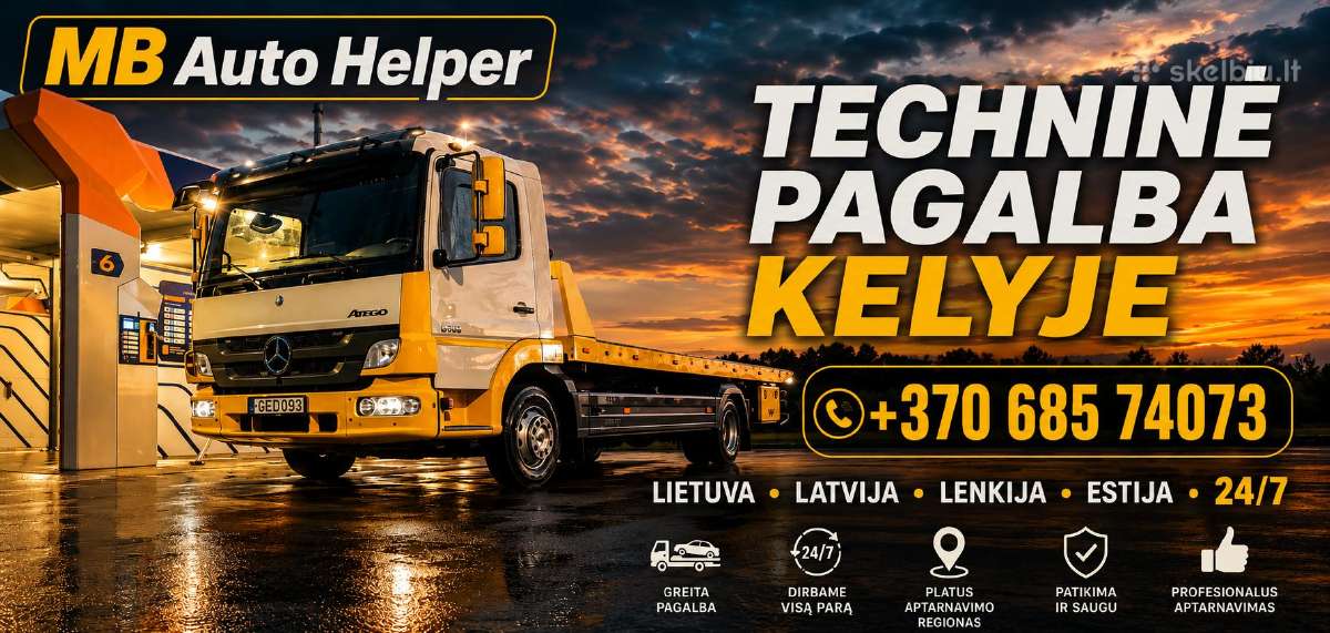 Tralas Vilniuje Traliukas Techninė pagalba 24/7h - nuotraukos Nr. 25
