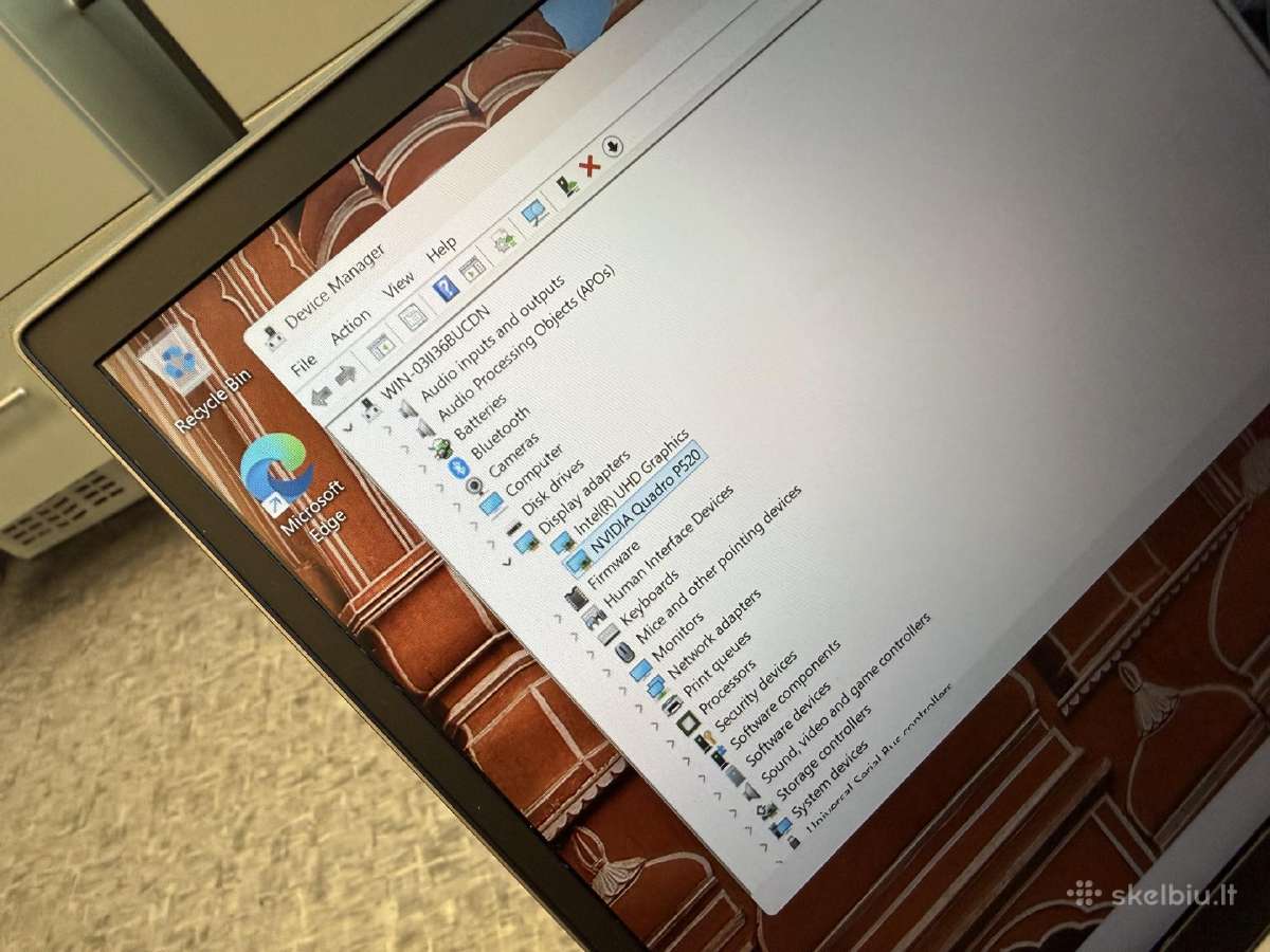Hp Zbook Firefly 15" G7 i7-10510u 16gb/512gb - nuotraukos Nr. 8