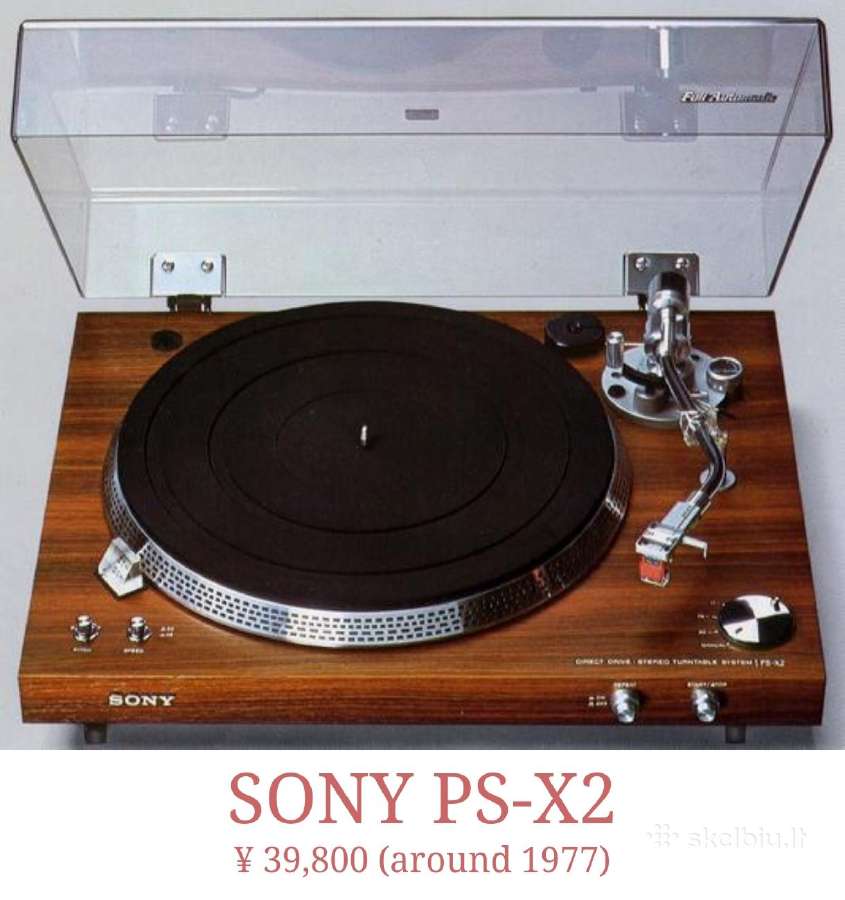Sony plokštelių grotuvas su stiprintuvų - nuotraukos Nr. 2