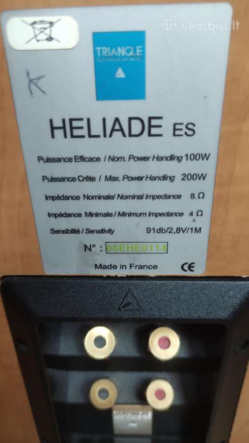,Denon1930 ,avr-2307,kolonėlės Triancle - nuotraukos Nr. 17