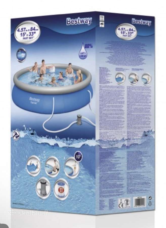 Baseinas, pripučiamas Bestway 457 cm - nuotraukos Nr. 2
