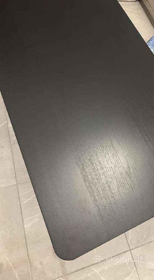 Ikea juodas stalas su 4 kėdėmis - nuotraukos Nr. 3