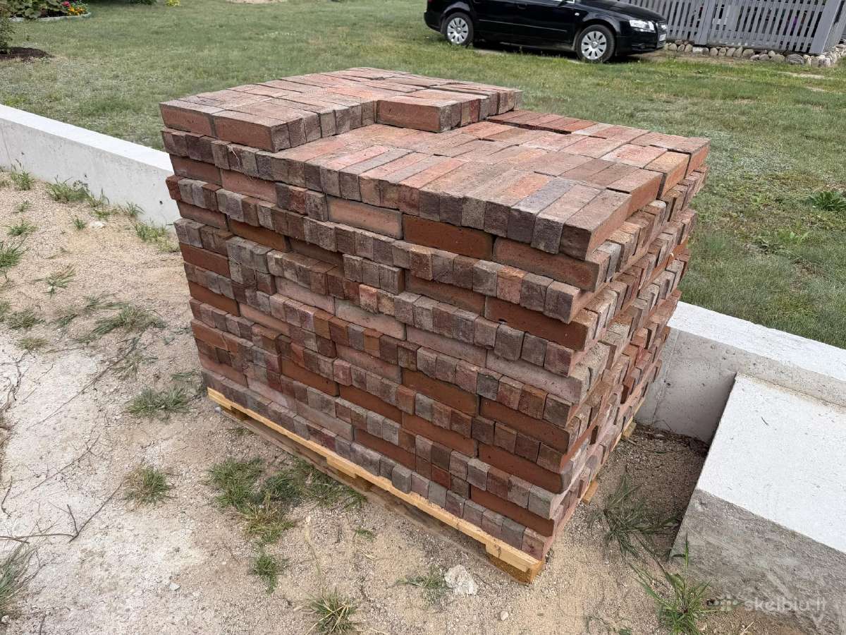 Klinkerinės plytos – 1237 vnt. / ~14 m² - nuotraukos Nr. 4