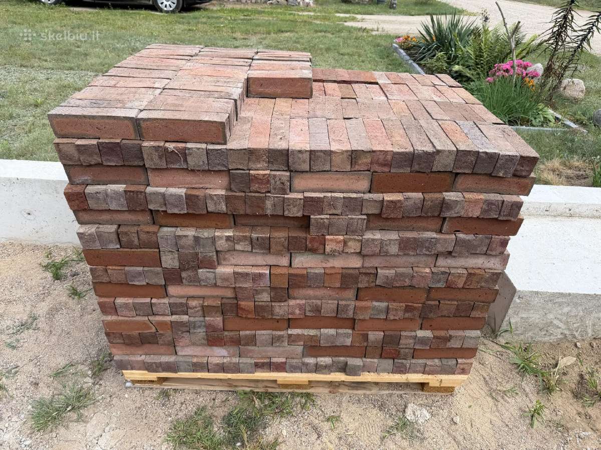 Klinkerinės plytos – 1237 vnt. / ~14 m² - nuotraukos Nr. 5