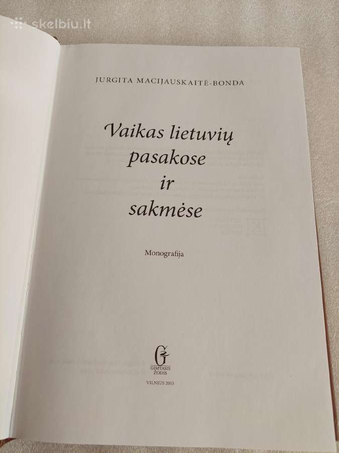Vaikas lietuvių pasakose ir sakmėse - nuotraukos Nr. 2