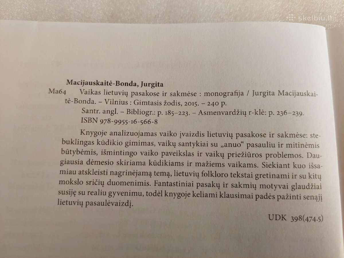 Vaikas lietuvių pasakose ir sakmėse - nuotraukos Nr. 5