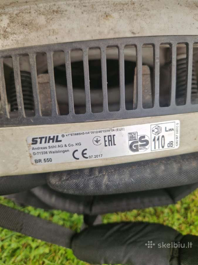 Stihl pūstuvas - nuotraukos Nr. 4