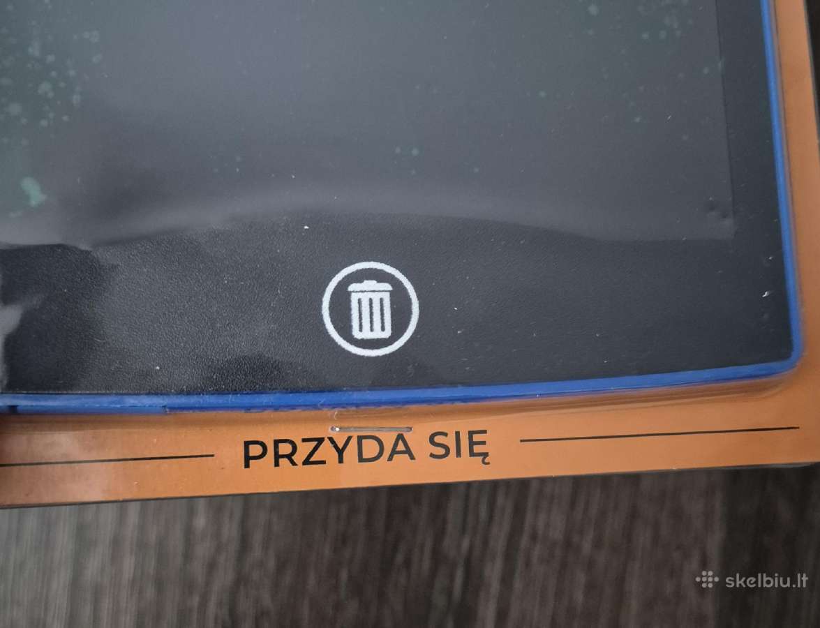 Mėlynos spalvos piešimo-rašymo planšetė vaikui - nuotraukos Nr. 2