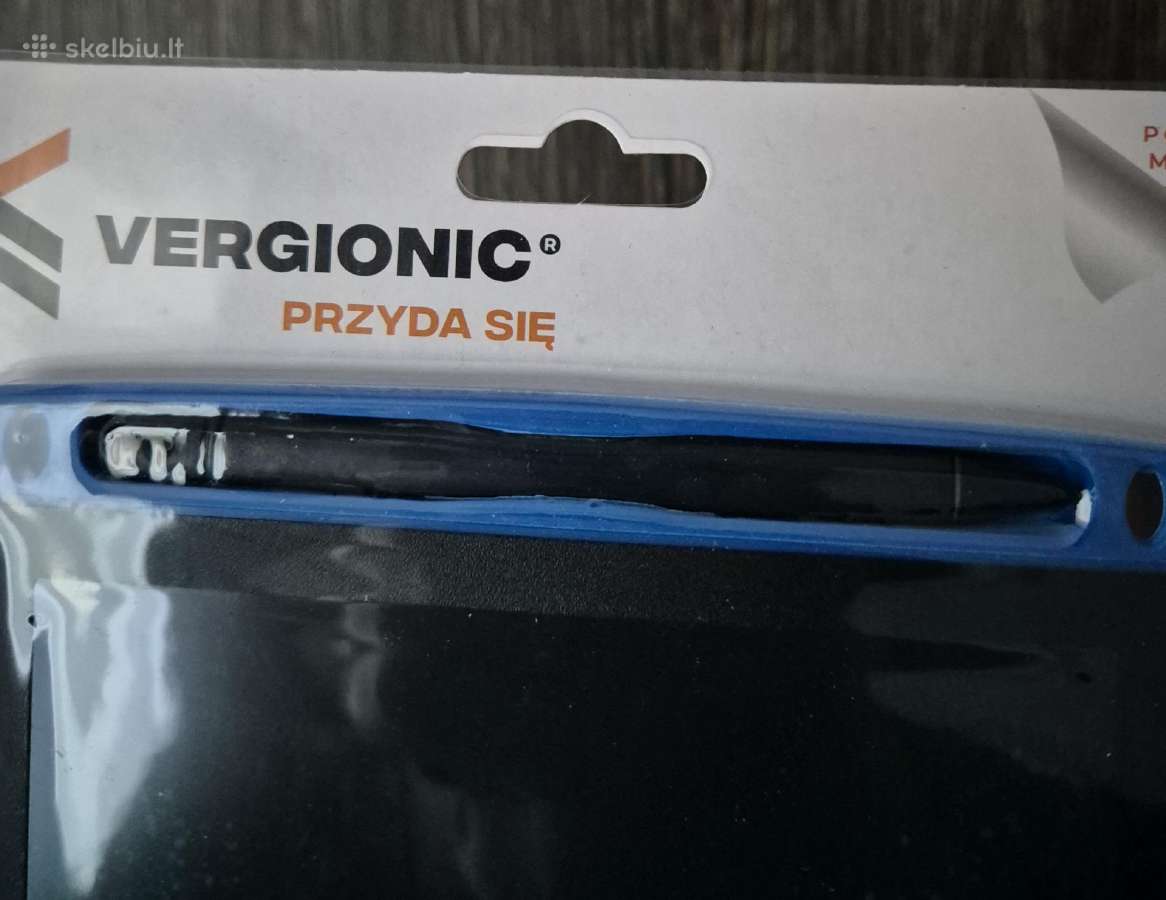 Mėlynos spalvos piešimo-rašymo planšetė vaikui - nuotraukos Nr. 4