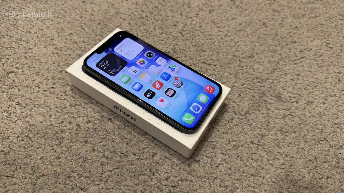 iPhone 13 128gb midnight blue - nuotraukos Nr. 10