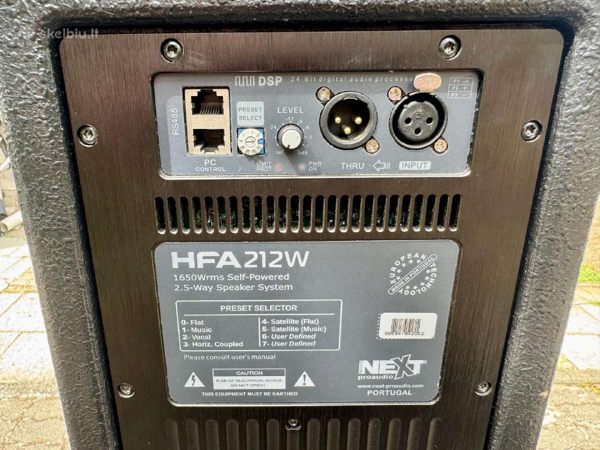 Next proaudio Hfa komplektas - nuotraukos Nr. 5