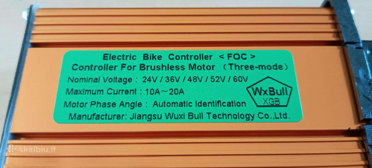 1300w valdiklis Wxbull 24 / 36 / 48 / 52 / 60 V - nuotraukos Nr. 2