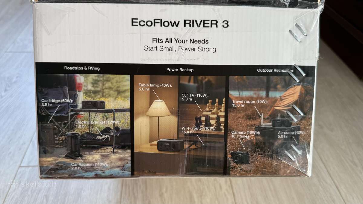 Ecoflow River 3 solar battery - nuotraukos Nr. 7