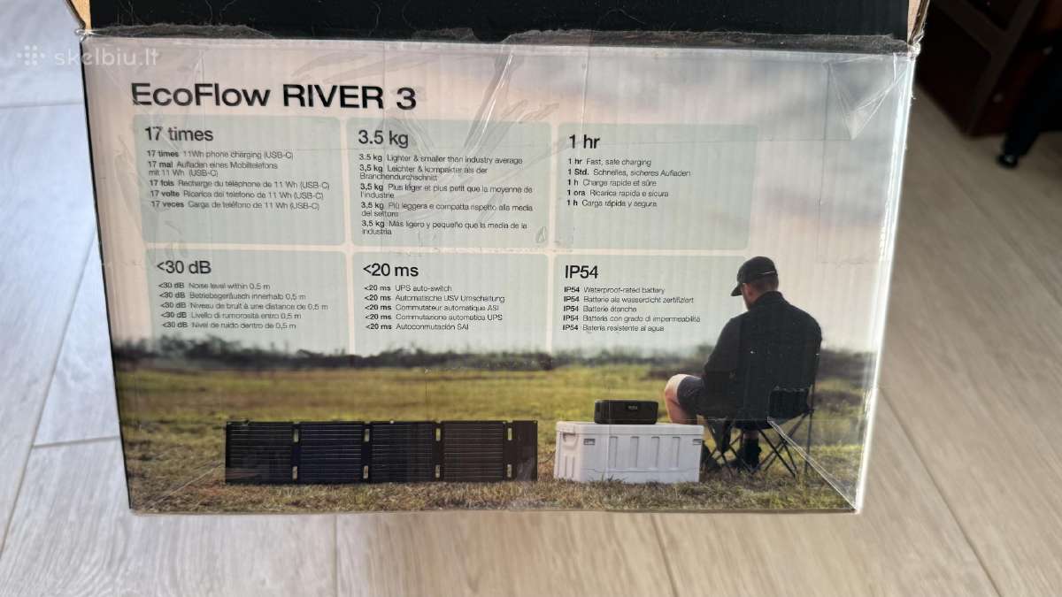 Ecoflow River 3 solar battery - nuotraukos Nr. 9