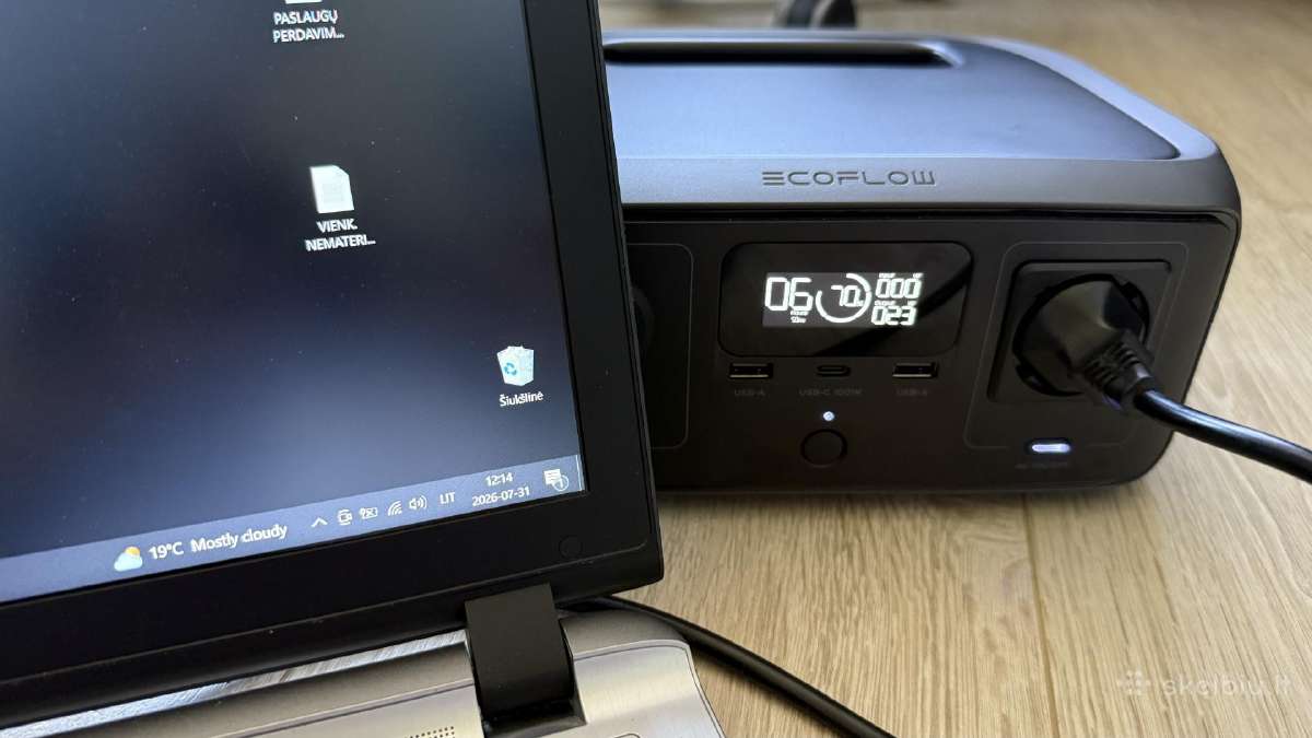 Ecoflow River 3 solar battery - nuotraukos Nr. 4