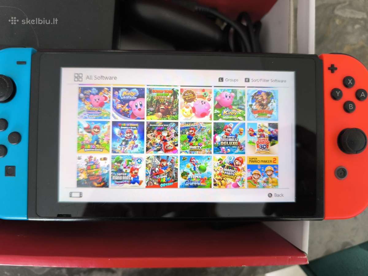 Atrištas Nintendo Switch V2 256gb - nuotraukos Nr. 5