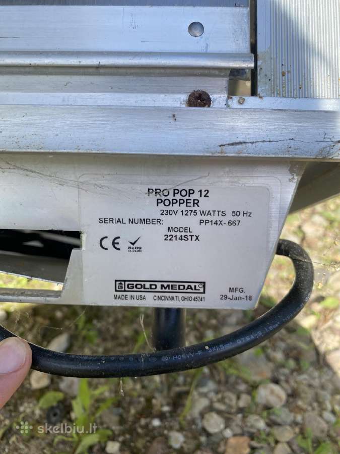 Gold Medal Mark 10 Corntreat Cooker/mixer ir kiti - nuotraukos Nr. 15
