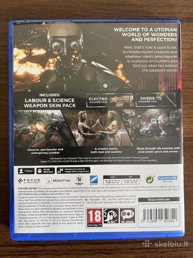 Atomic Heart Ps5 - nuotraukos Nr. 4