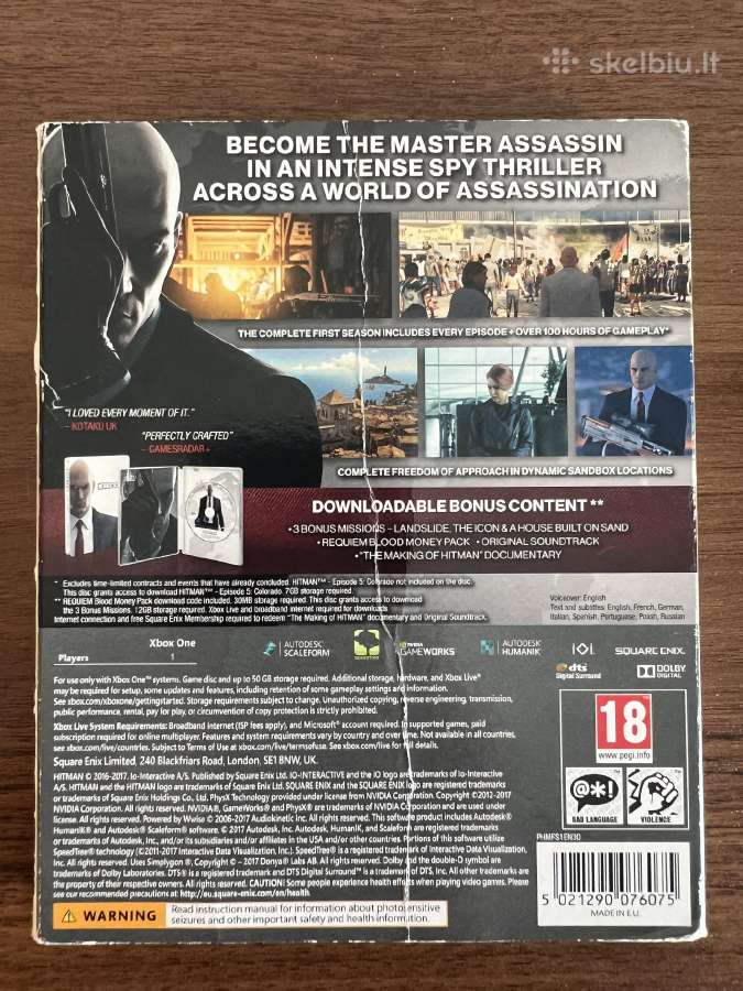 Hitman Xboxone - nuotraukos Nr. 4