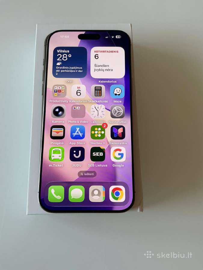 iPhone 16 pro Max 256gb Desert Titanium idealus - nuotraukos Nr. 2