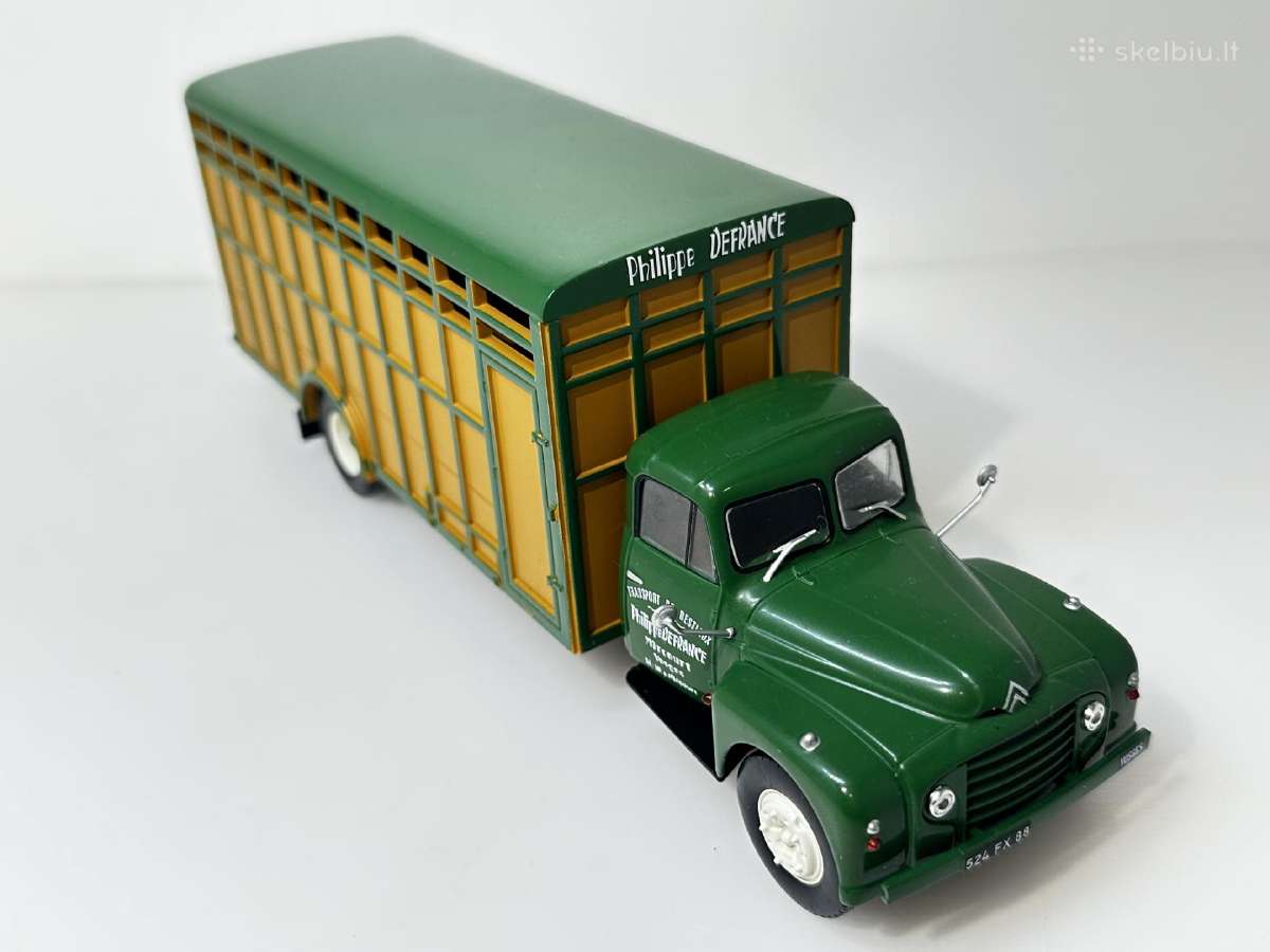 Citroen U55-60 1964 gyvūliai žalia 1:43 IXO - nuotraukos Nr. 3