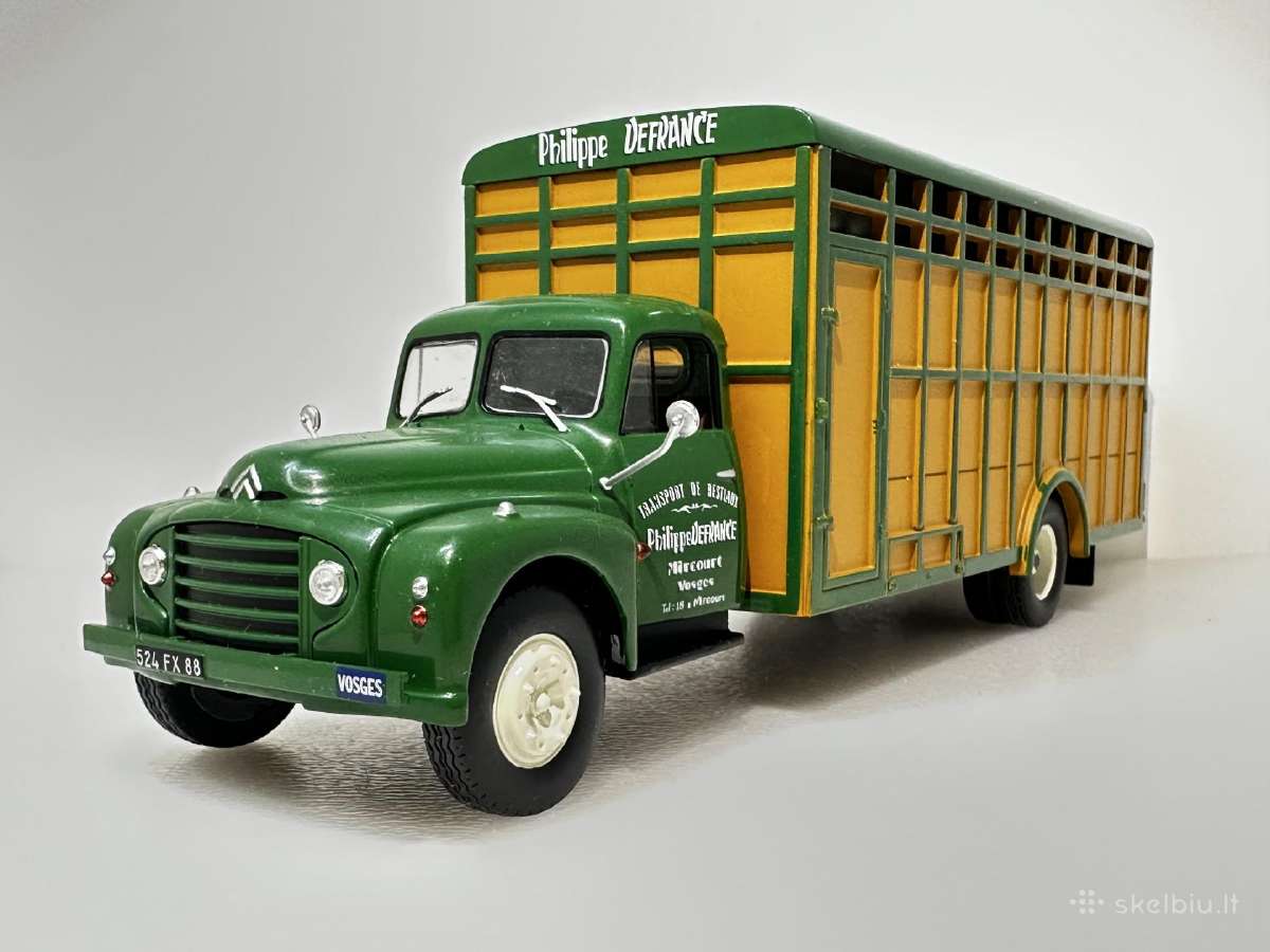 Citroen U55-60 1964 gyvūliai žalia 1:43 IXO - nuotraukos Nr. 5